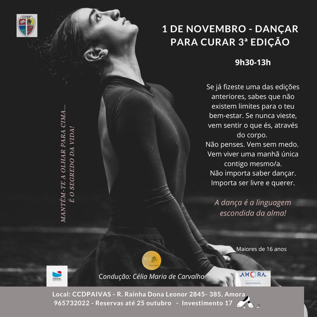 Dançar para Curar – 3ª Edição – 1 de Novembro!