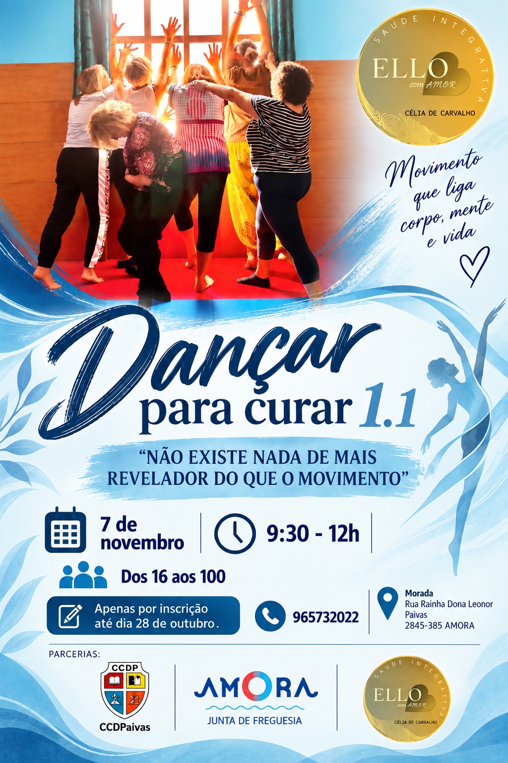 Dançar para Curar – 7 de Novembro!